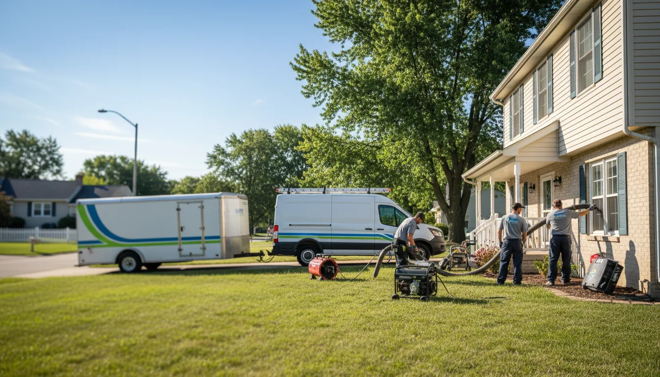 Flooded Basement Restoration And Cleanup With Repair in Southgate, MI near me